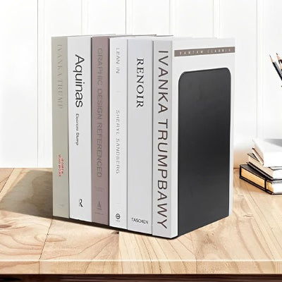 bureau bois serre livres noire six livres