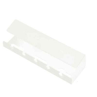 cache cable pour bureau blanc fond blanc