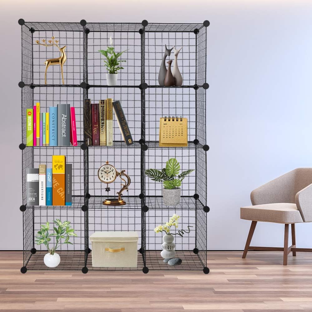 Cube Rangement - ModulCube™ - Noir - Rangement Élégance