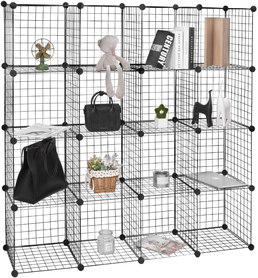 CUBE RANGEMENT - MODULCUBE™ - NOIR - Rangement Élégance
