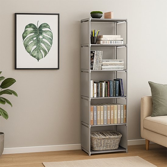 ETAGERE BUREAU - BIBLIWOW™ - Rangement Élégance