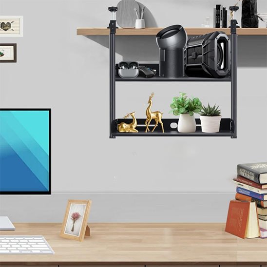 ETAGERE BUREAU - SANS PERCEUSE - WORKSTATION™ - Rangement Élégance