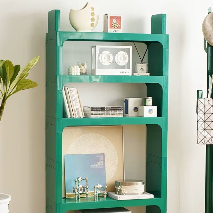 étagère bureau verte décoration dedans