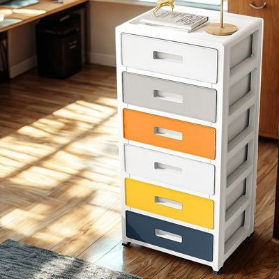 tour de rangement plastique milieu espace bureau