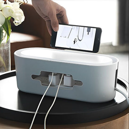 boite rangement cable main dépose téléphone 2 fils