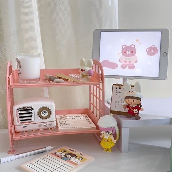 BUREAU ETAGERE - CUTERACK™ - Rangement Élégance