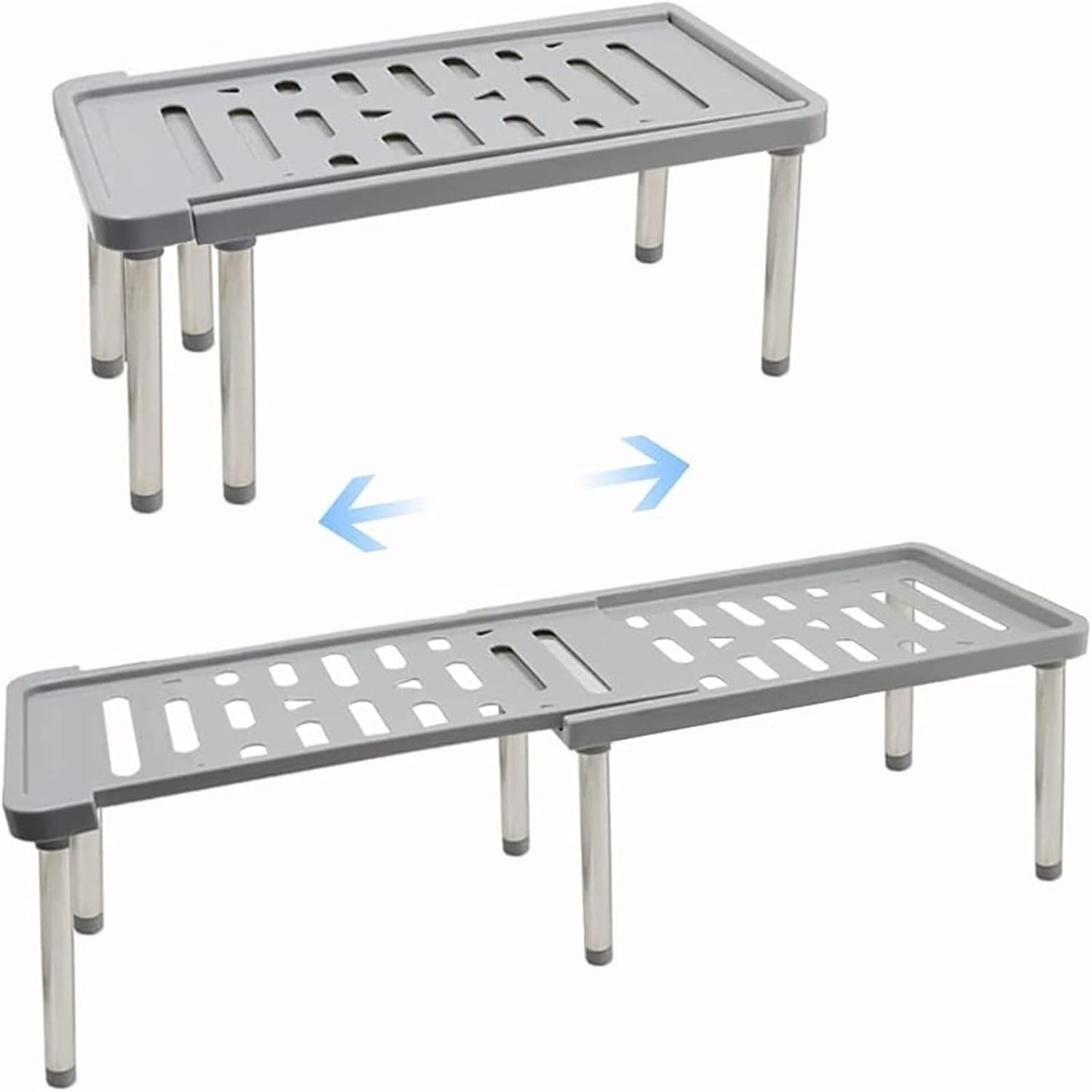 bureau etagere gris extensible demonstration allongement