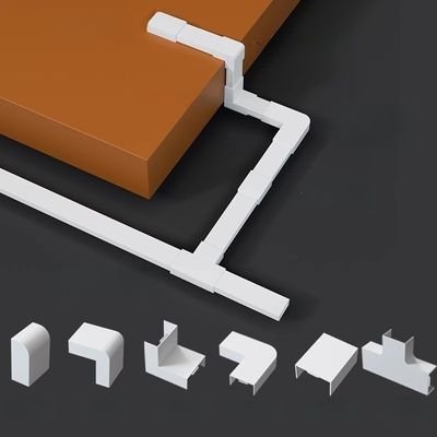 cable goulotte bout à bout différents morceaux