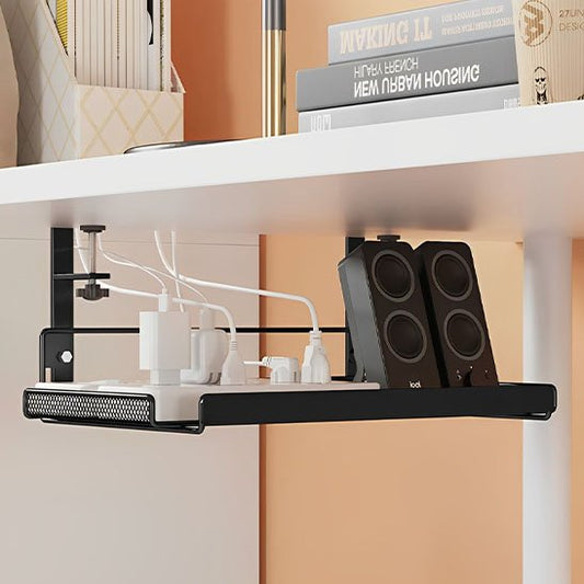 cache cable electrique noir barre prise et haut-parleur