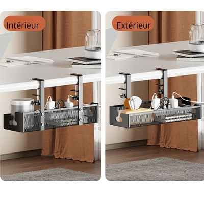 cache cable pour bureau deux cote possible