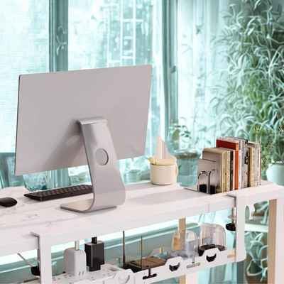 cache cable pour bureau sous bureau plante écran