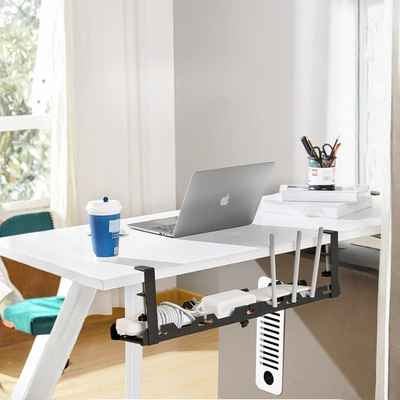 cach cable pour bureau sous bureau rangement portable