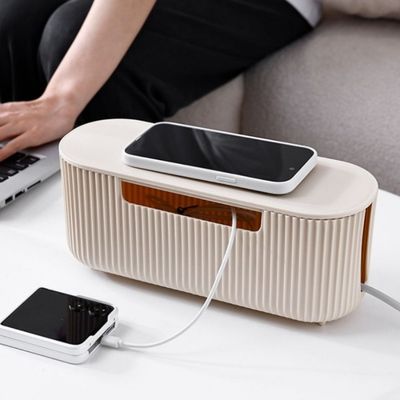 CACHE CABLE TELEPHONE - DESIGN APAISANT™ - Rangement Élégance
