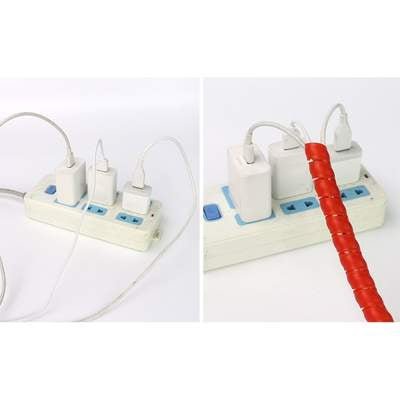 cache fil electrique avec et sans