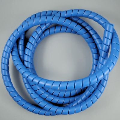 cache fil electrique bleu