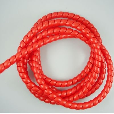 cache fil electrique rouge