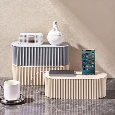 cache pour fil électrique 3 empilables cellulaire tient debout