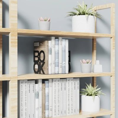 cale livres book design étagère livres plante