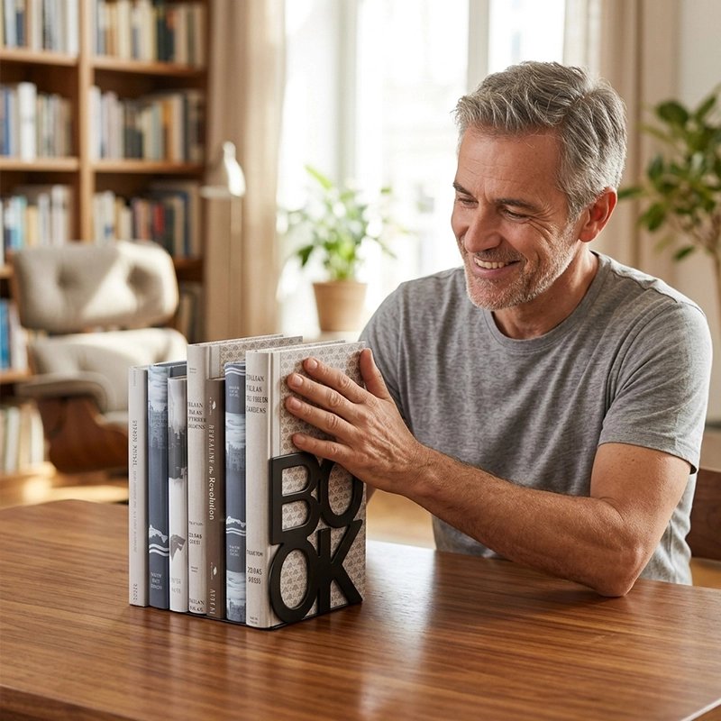 cale livres homme bibliothèque fenêtre