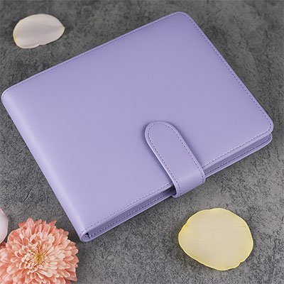 Classeur couleur mauve ferme