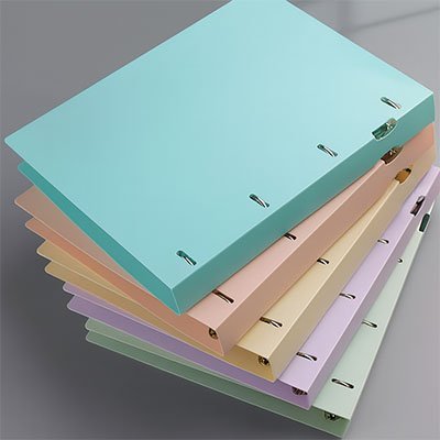 Classeur plusieurs couleurs demontre