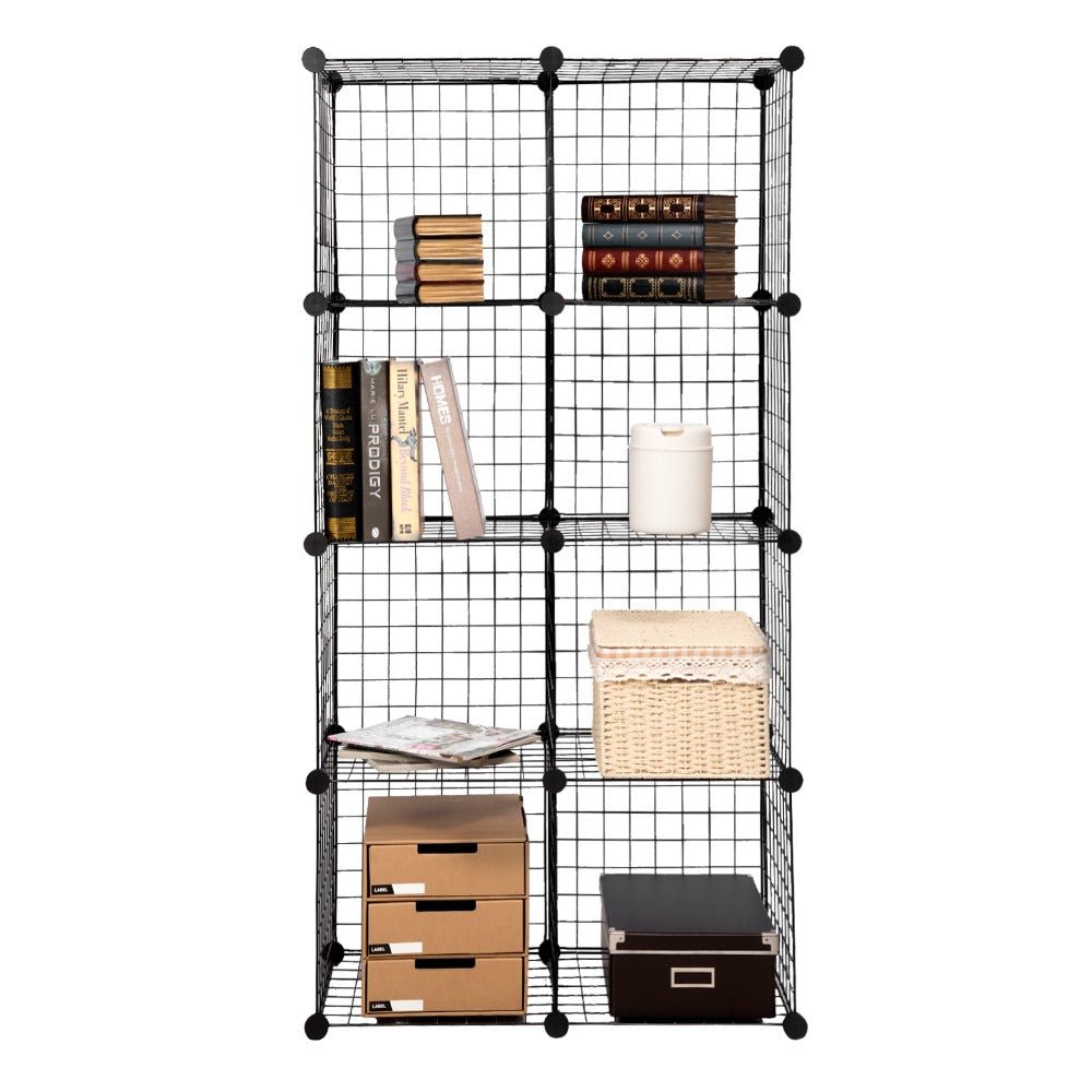 cube rangement 8 cubes en hauteur boîtes rangées