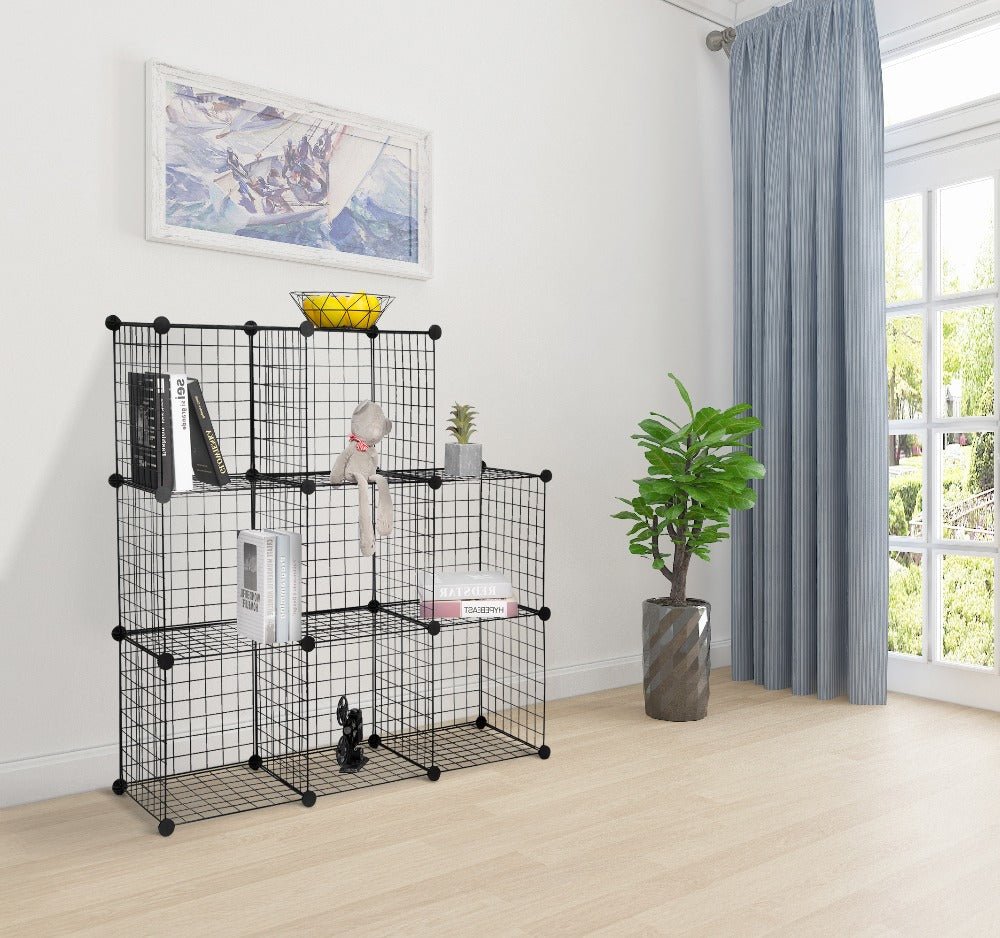 CUBE RANGEMENT - MODULCUBE™ - NOIR - Rangement Élégance