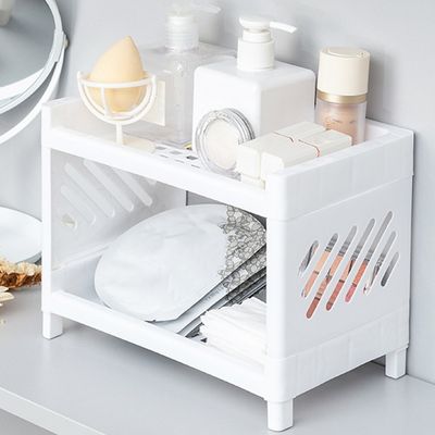 etagere bureau miroir savon maquillage