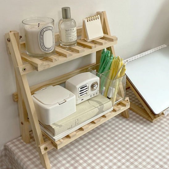 ETAGERE BUREAU - PLIABLE BOIS - Rangement Élégance