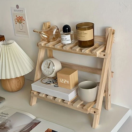 ETAGERE BUREAU - PLIABLE BOIS - Rangement Élégance