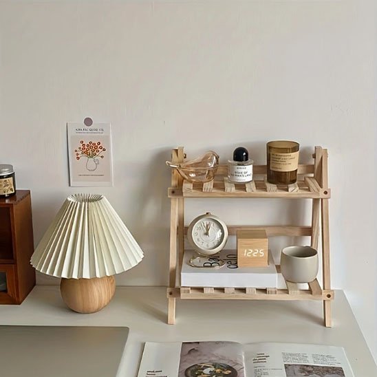 ETAGERE BUREAU - PLIABLE BOIS - Rangement Élégance