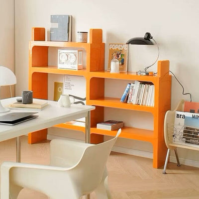 Étagère Modulable - ShelfCraft™ - Orange - Rangement Élégance