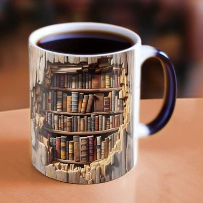Tasse Thermique - Bibliothèque Enchantée™