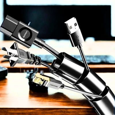 GOULOTTE CABLE - SPIRALFLEX™ - Rangement Élégance