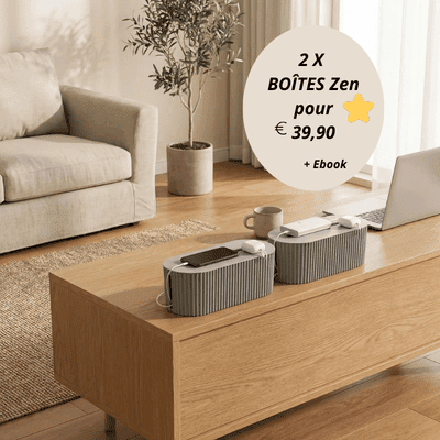 Boîtes Élégantes ZenTime™ + Ebook - Rangement Élégance
