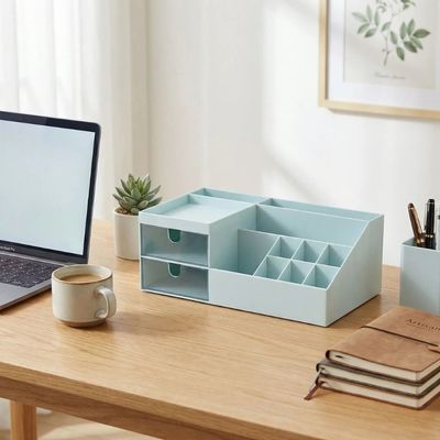 Organisateur de Bureau - Multi Compartiments - Rangement Élégance