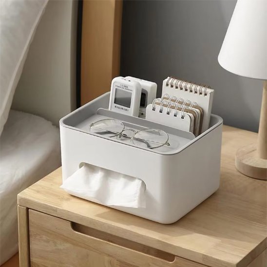 organisateur de bureau table chevet lampe lit