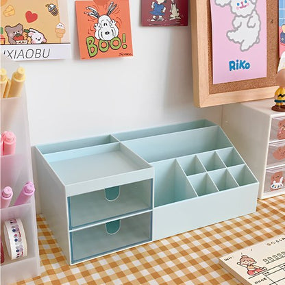Organisateur de bureau vide beaucoup compartiments sur bureau
