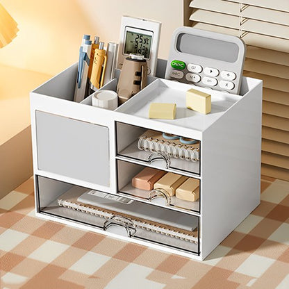 Organiseur pour bureau fournitures rangées calculatrice crayons règle