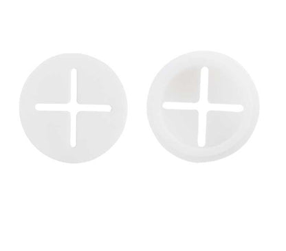 passe cable bureau blanc circulaire fond blanc