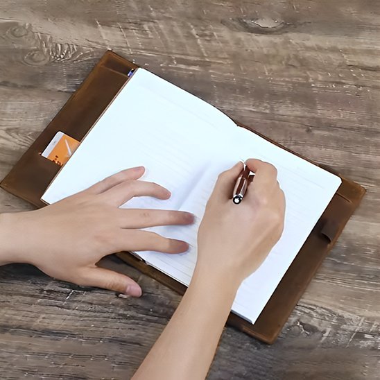 PORTE DOCUMENT CUIR HOMME - ORGANISATION ÉLÉGANTE™ - Rangement Élégance