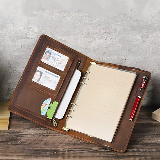 PORTE DOCUMENT CUIR HOMME - ORGANISATION ÉLÉGANTE™ - Rangement Élégance