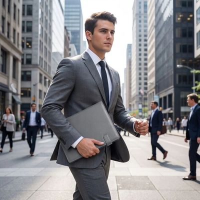 porte documents tenu homme marche ville rencontre affaire