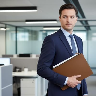 Porte documents pour homme tenu bras homme affaire