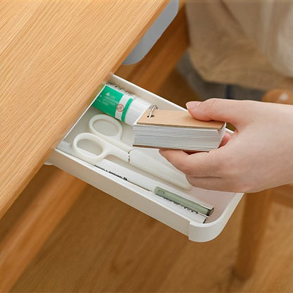 Rangement bureau 1 tiroir ouvert cache sous bureau