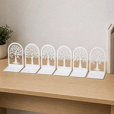 Serre livre 6 place sur bureau cote a cote