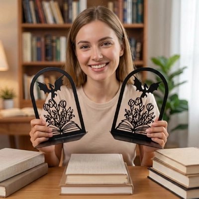Serre livre dame pair main livres bibliotheque plante